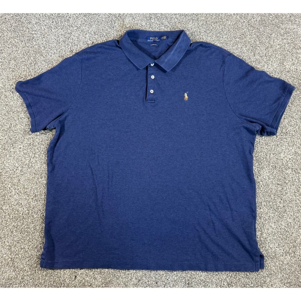 Polo Ralph Lauren‎ Classic Fit Polo Shirt Men XXL Short Sleeve Big Pony